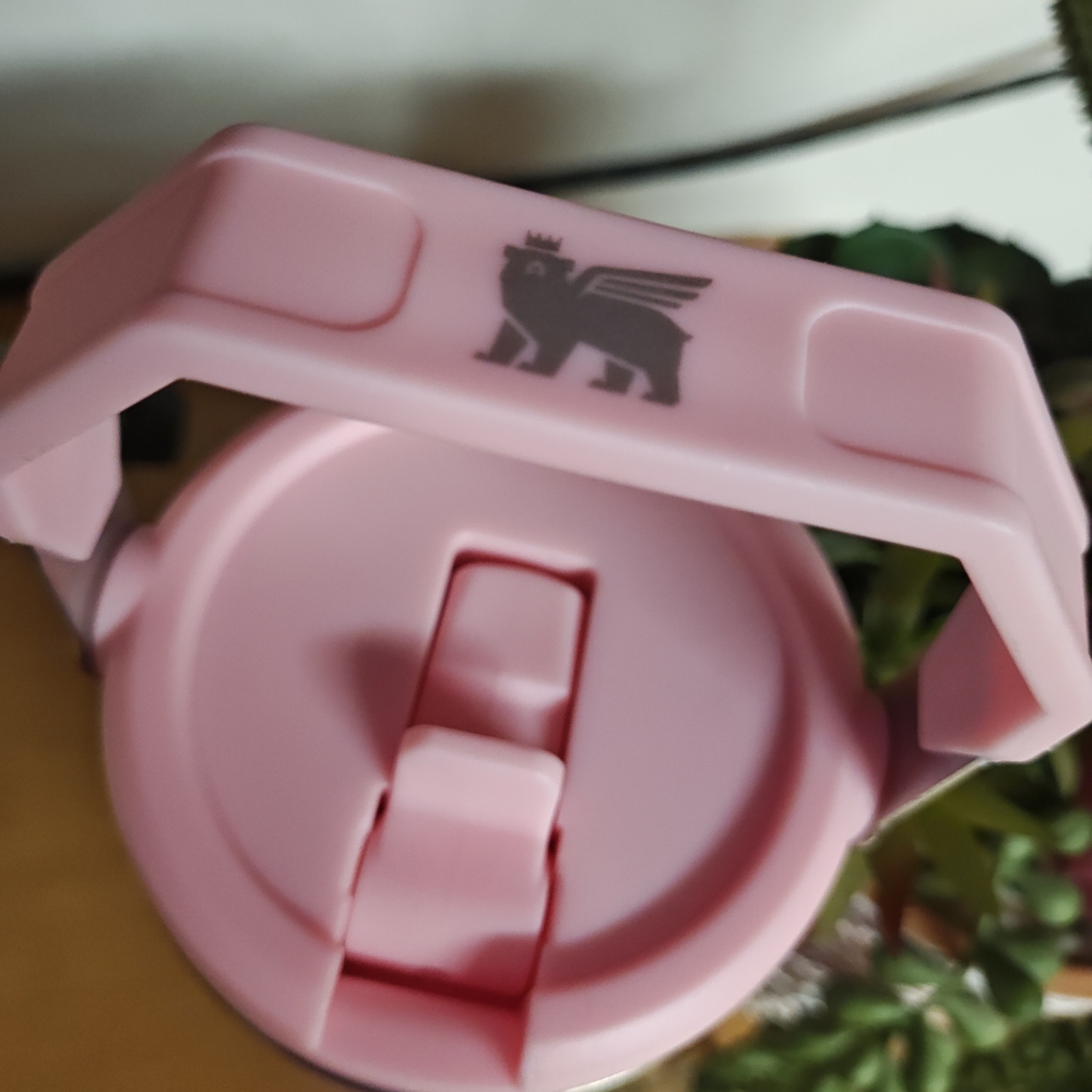 Stanley Pink Tumbler with Cartoon Design - Picture 5 of 7